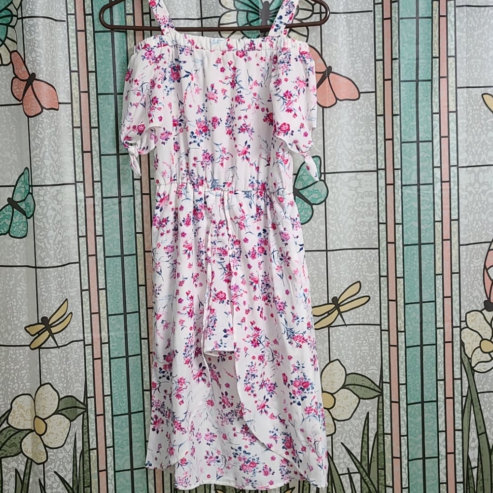 Off-the-Shoulder Romper Dress